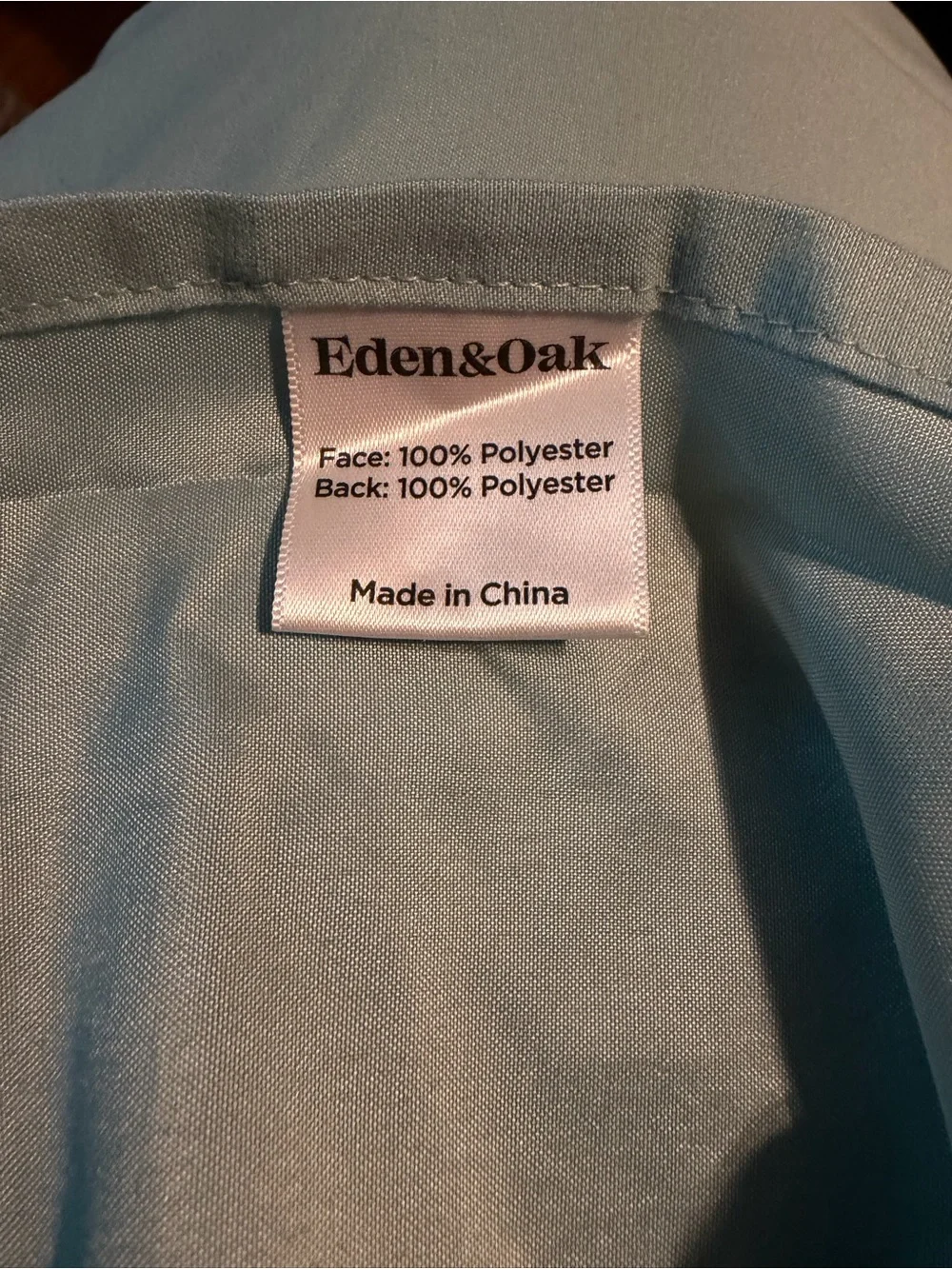 Eden & Oak silky blue